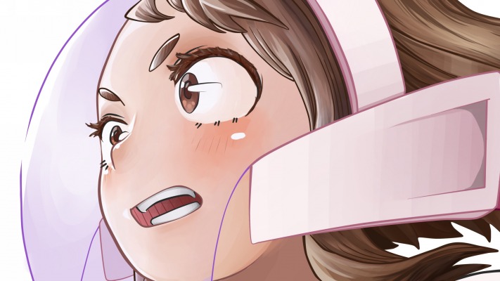 Ochaco Uraraka. Desktop wallpaper