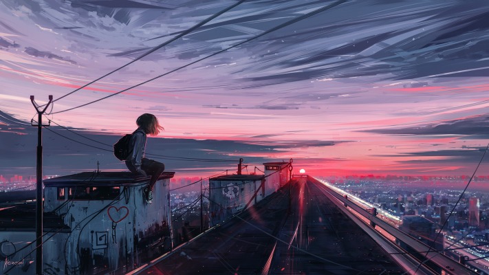 Anime. Desktop wallpaper