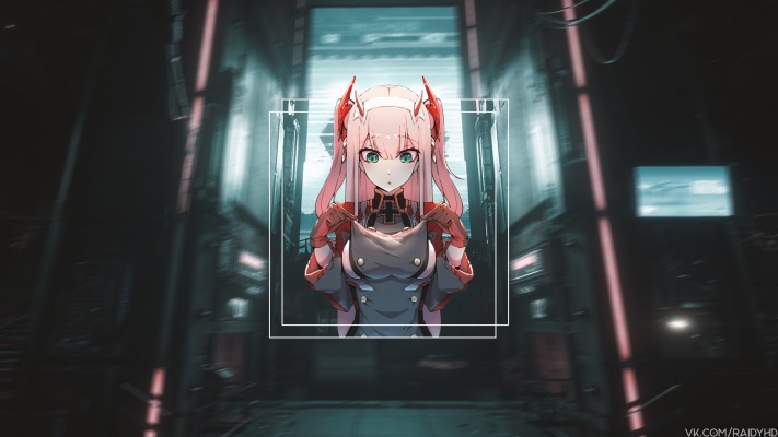 Zero Two. Desktop wallpaper