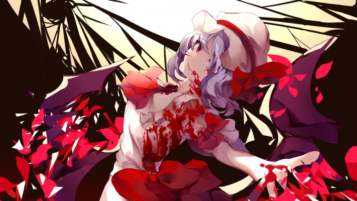 Remilia Scarlet. Desktop wallpaper