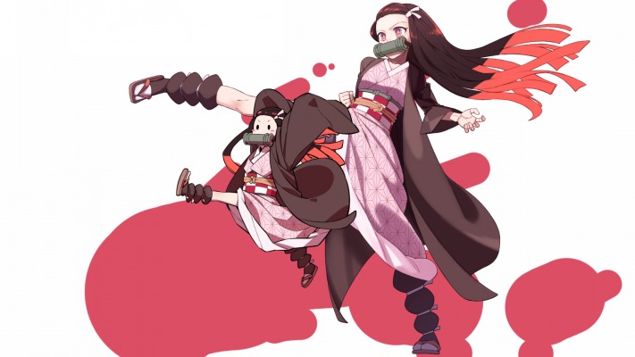 Nezuko Kamado. Desktop wallpaper