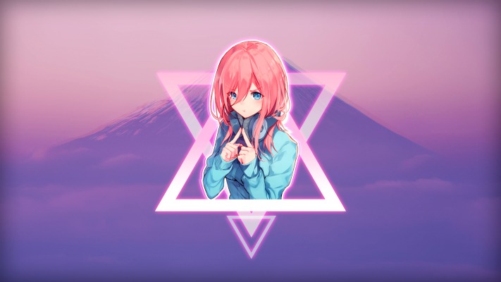 Nakano Miku. Desktop wallpaper
