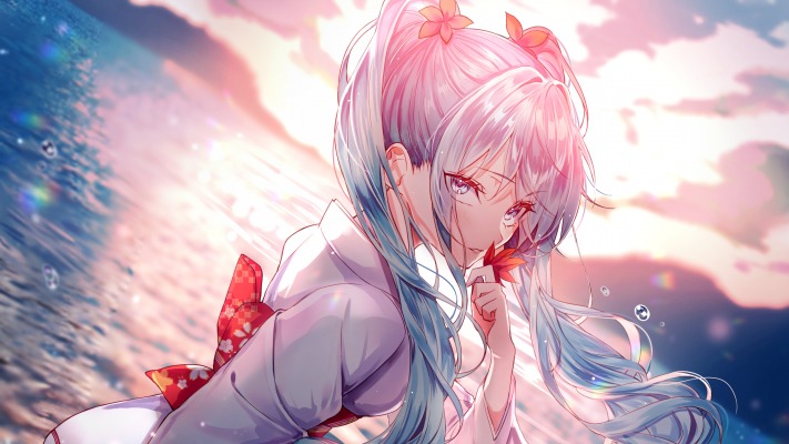 Hatsune Miku. Desktop wallpaper
