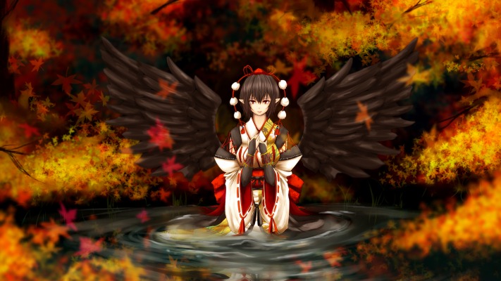 Aya Shameimaru. Desktop wallpaper