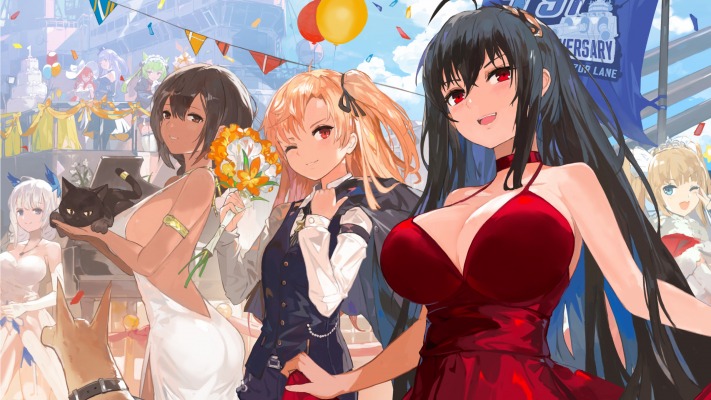 Azur Lane. Desktop wallpaper