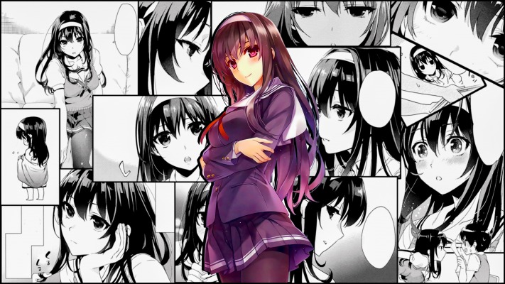 Kasumigaoka Utaha. Desktop wallpaper