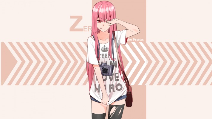 Zero Two. Desktop wallpaper