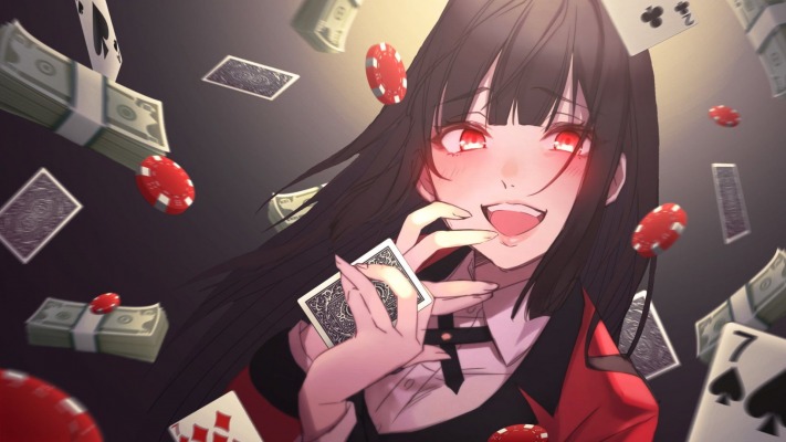 Jabami Yumeko. Desktop wallpaper