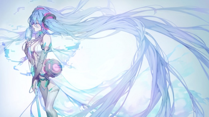 Hatsune Miku. Desktop wallpaper