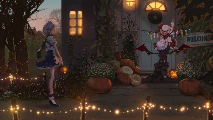 Touhou. Desktop wallpaper