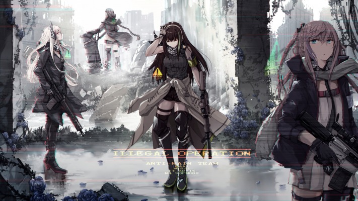 Girls Frontline. Desktop wallpaper