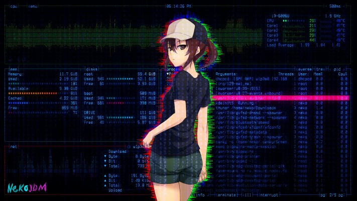 Misaka Mikoto. Desktop wallpaper
