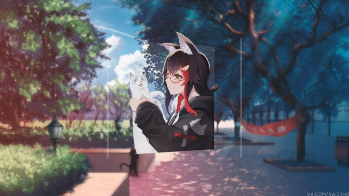 Ookami Mio. Desktop wallpaper