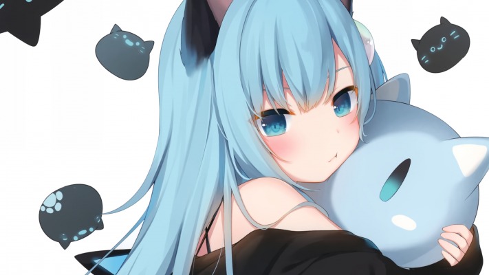 Nekoha Shizuku. Desktop wallpaper