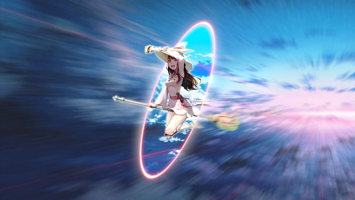 Kagari Atsuko. Desktop wallpaper