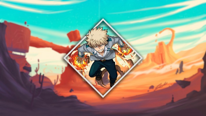 Katsuki Bakugou. Desktop wallpaper