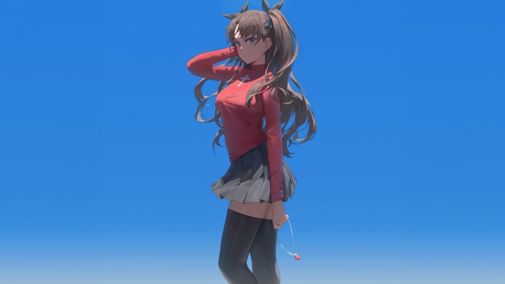 Tohsaka Rin. Desktop wallpaper