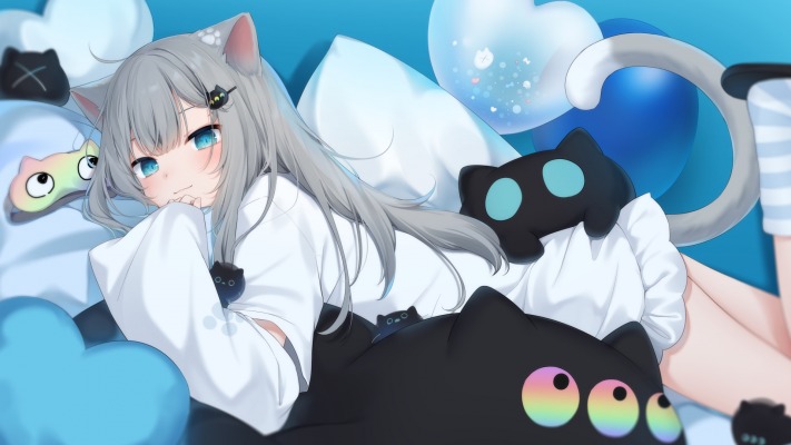 Nachoneko. Desktop wallpaper