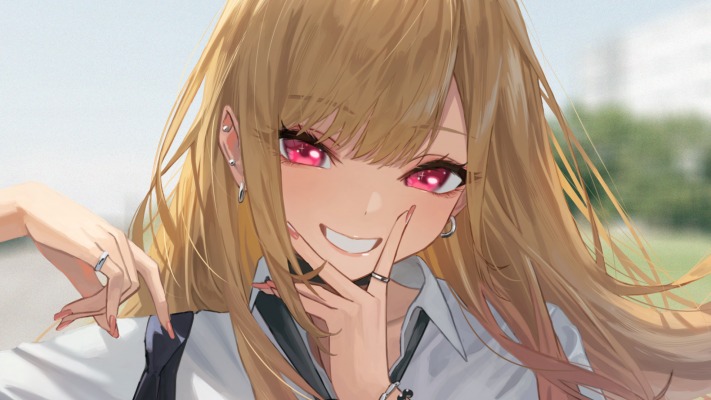 Marin Kitagawa. Desktop wallpaper