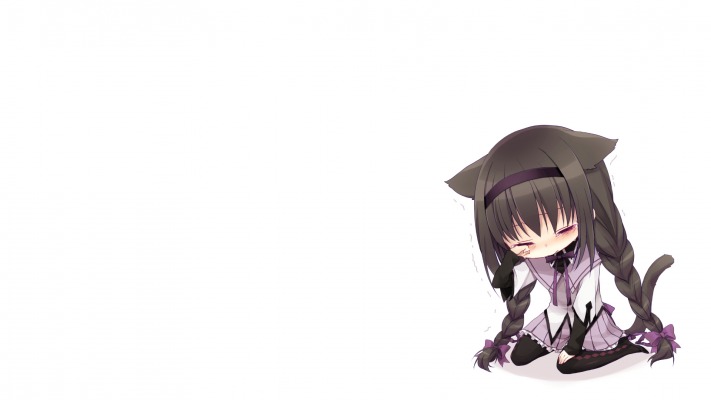 Homura Akemi. Desktop wallpaper