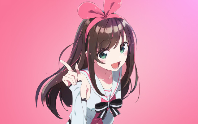 Kizuna Ai. Desktop wallpaper