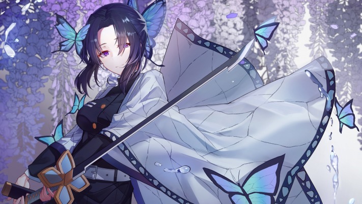 Kochou Shinobu. Desktop wallpaper