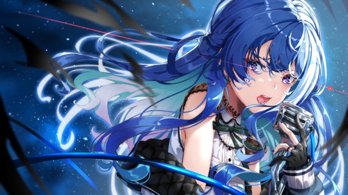 Hoshimachi Suisei. Desktop wallpaper