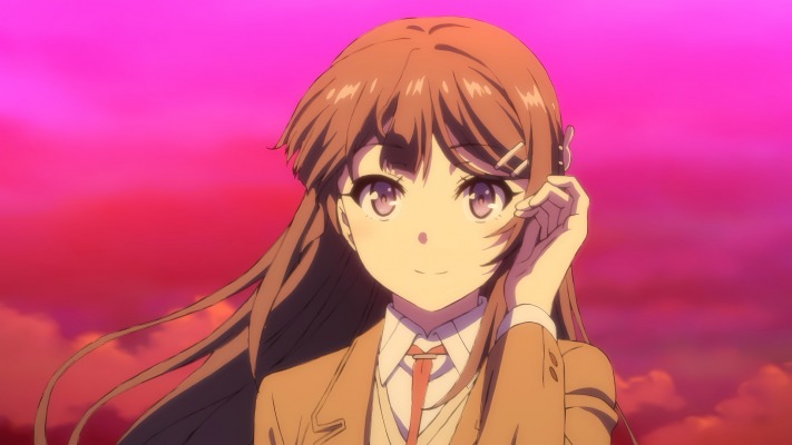 Sakurajima Mai. Desktop wallpaper