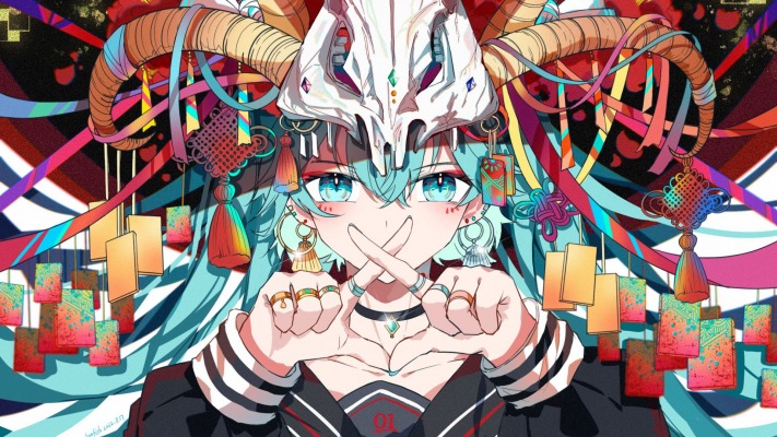 Hatsune Miku. Desktop wallpaper