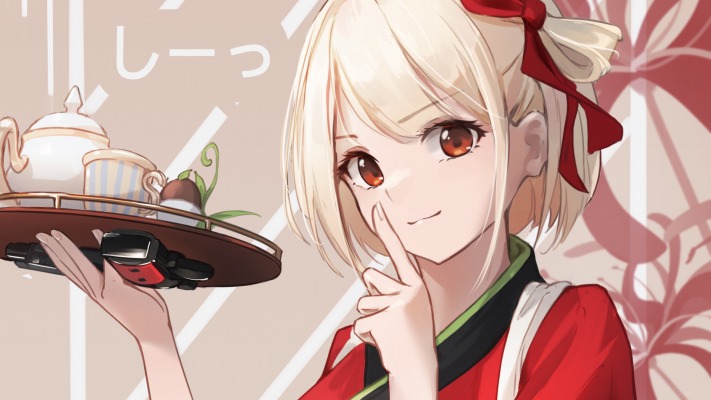 Chisato Nishikigi. Desktop wallpaper