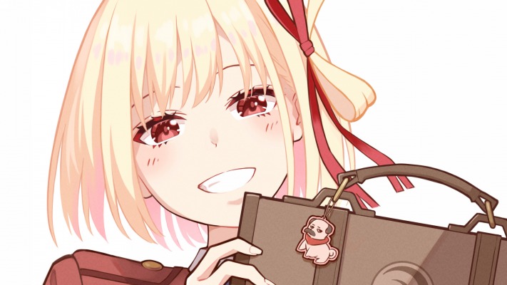 Chisato Nishikigi. Desktop wallpaper