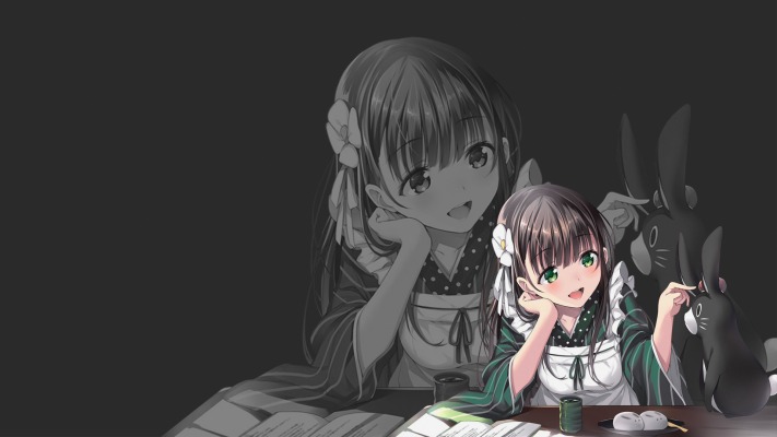 Ujimatsu Chiya. Desktop wallpaper
