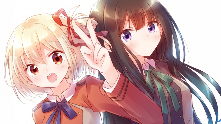 Lycoris Recoil. Desktop wallpaper