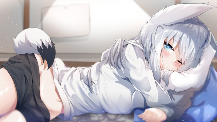 Shirakami Fubuki. Desktop wallpaper