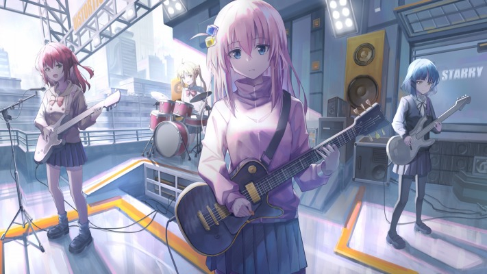 Bocchi the Rock!. Desktop wallpaper