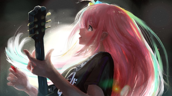 Hitori Gotou. Desktop wallpaper
