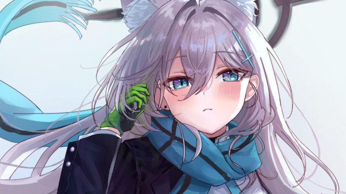 Sunaookami Shiroko. Desktop wallpaper