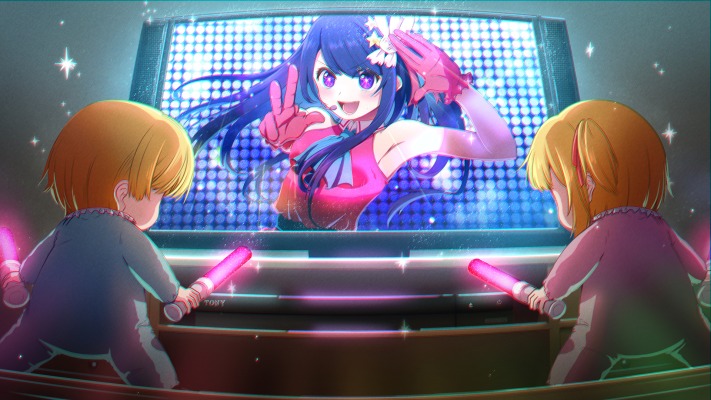 Hoshino Ai. Desktop wallpaper