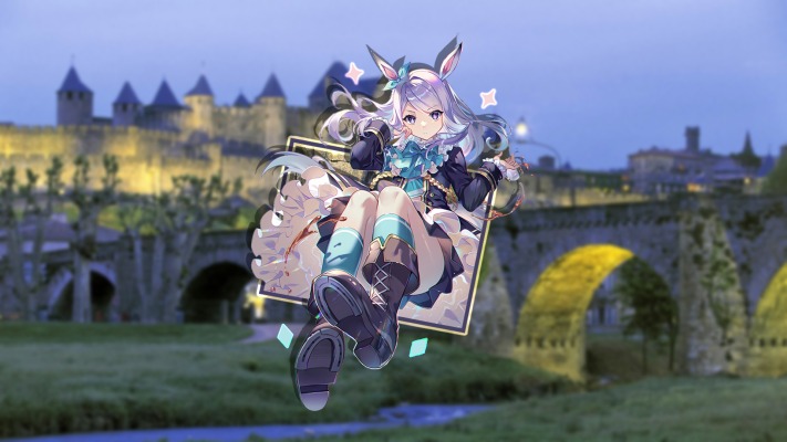 Mejiro McQueen. Desktop wallpaper