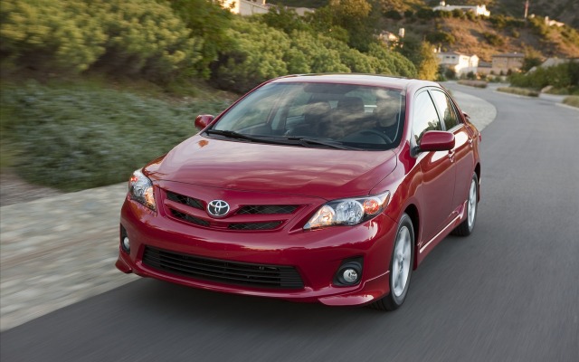 Toyota Corolla 2011. Desktop wallpaper