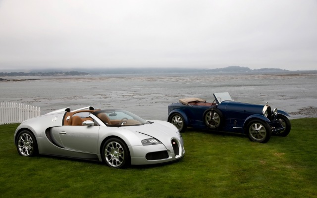Bugatti Veyron Grand Sport 2009. Desktop wallpaper