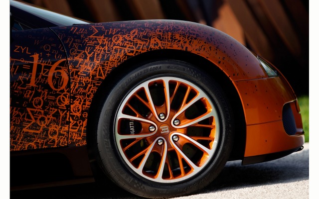 Bugatti Veyron Grand Sport Venet 2012. Desktop wallpaper