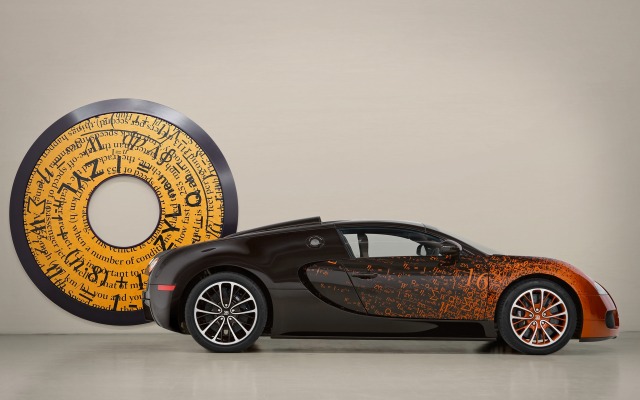 Bugatti Veyron Grand Sport Venet 2012. Desktop wallpaper