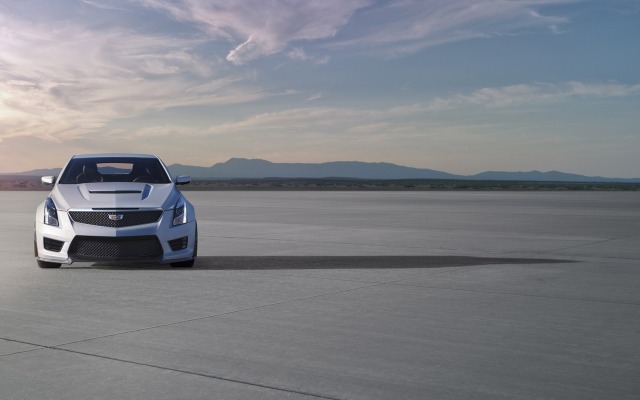 Cadillac ATS-V Coupe 2016. Desktop wallpaper
