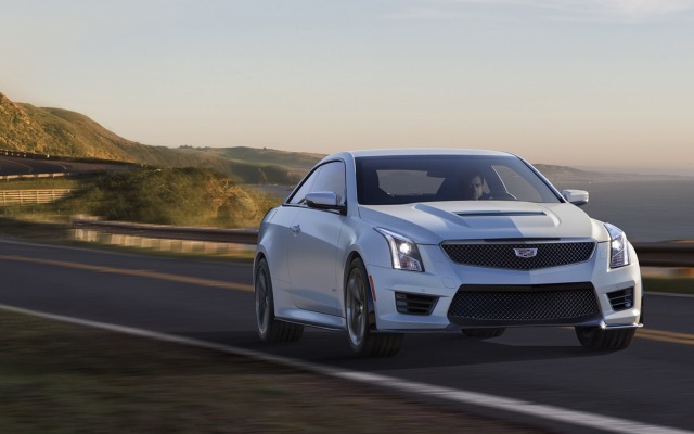 Cadillac ATS-V Coupe 2016. Desktop wallpaper