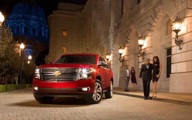 Chevrolet Tahoe 2015. Desktop wallpaper