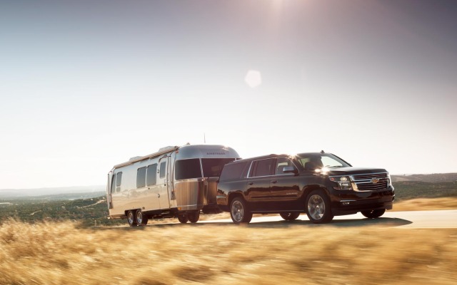 Chevrolet Suburban 2015. Desktop wallpaper