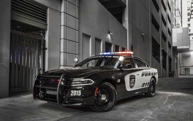 Dodge Charger Pursuit 2015. Desktop wallpaper