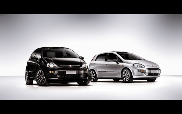 Fiat Punto Evo 2010. Desktop wallpaper
