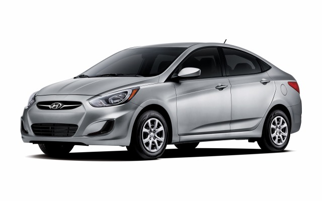 Hyundai Accent 2014. Desktop wallpaper